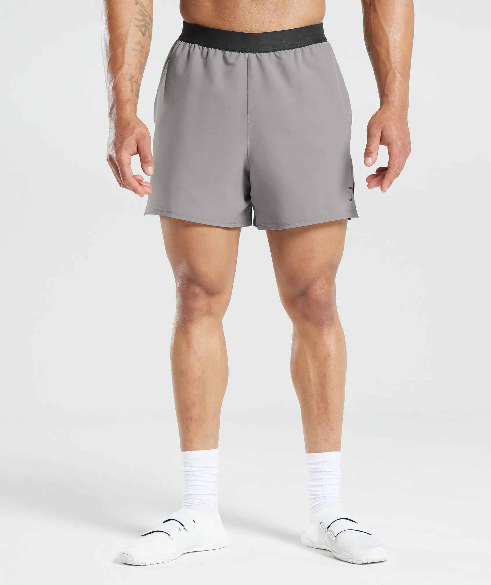 Gymshark 315 Woven Shorts - Marble Grey