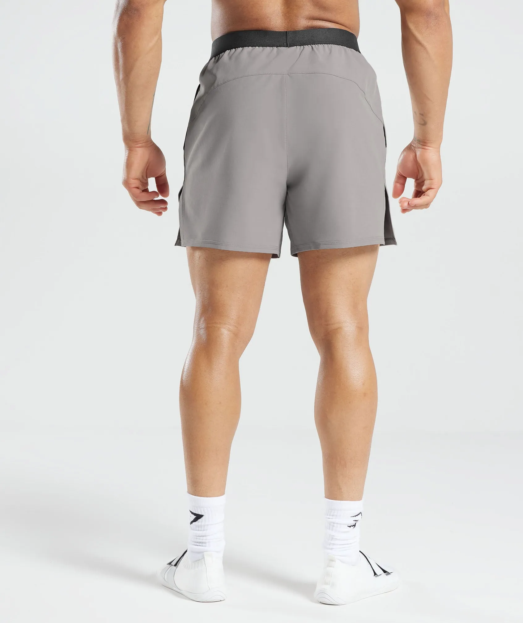 Gymshark 315 Woven Shorts - Marble Grey