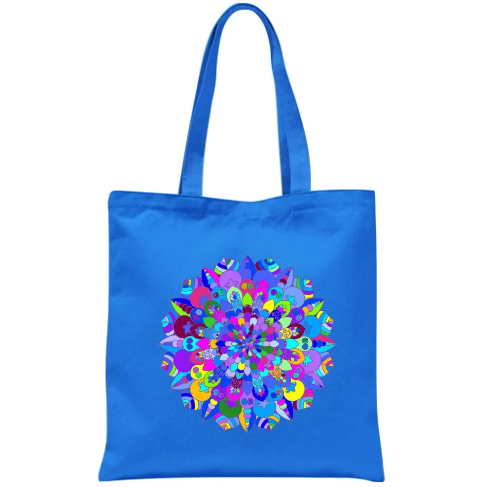 Hand-Drawn Mandala Art Cotton Bag - Mandala Art Design