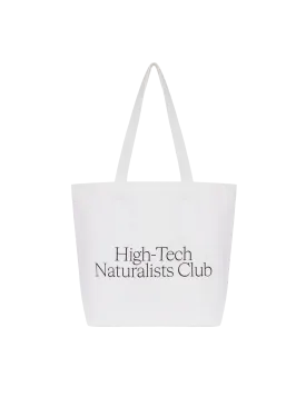 High-Tech Naturalists Club Tote Bag—ivory