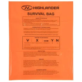 Highlander Emergency Survival Bag Orange