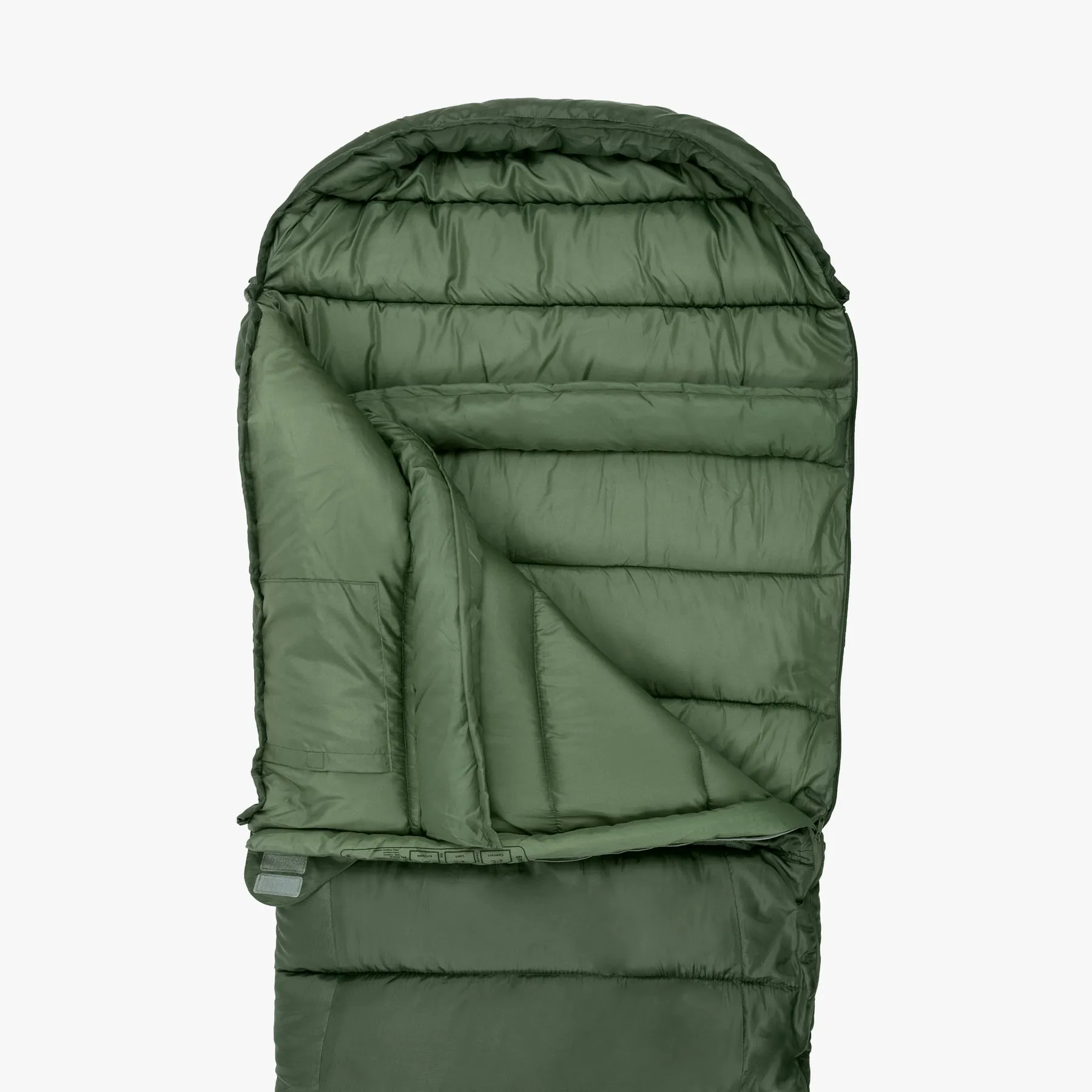 Highlander Forces Phoenix Ember 250 Mummy Sleeping Bag Olive Green