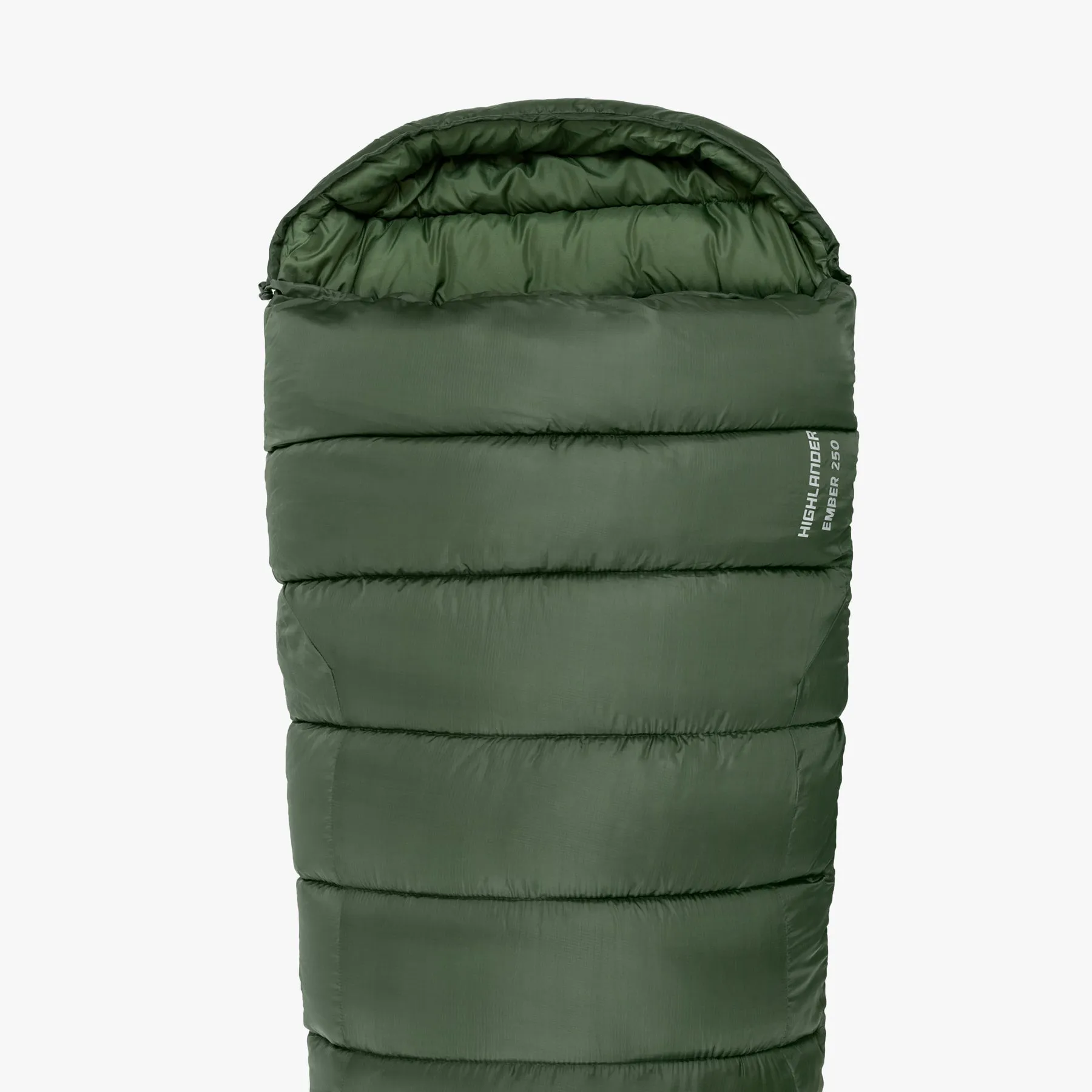 Highlander Forces Phoenix Ember 250 Mummy Sleeping Bag Olive Green