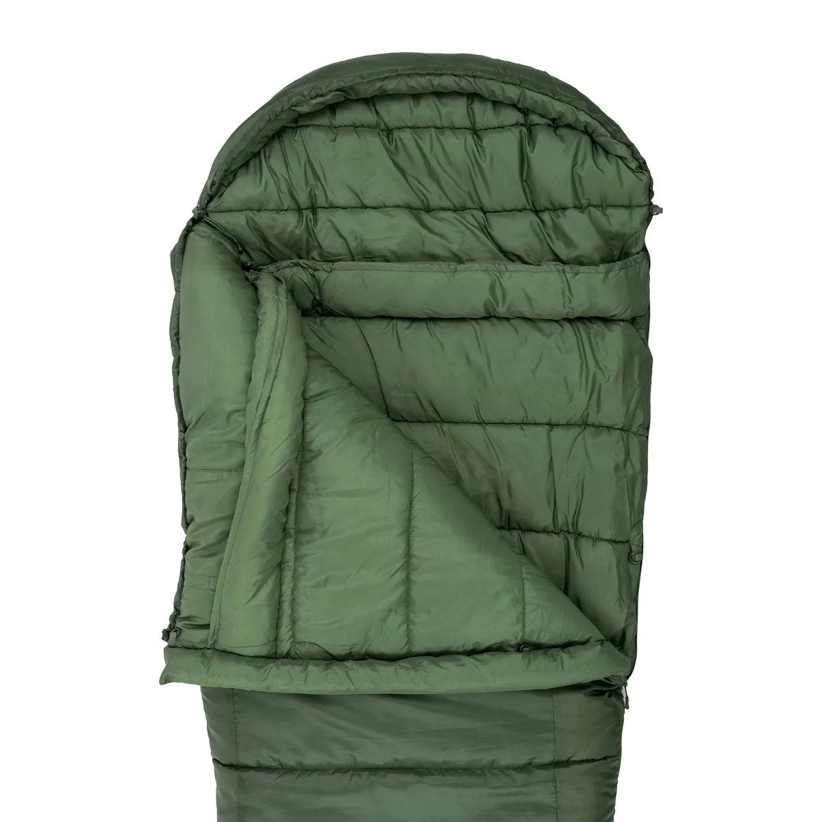 Highlander Forces Phoenix Flame 400 Mummy Sleeping Bag Olive Green