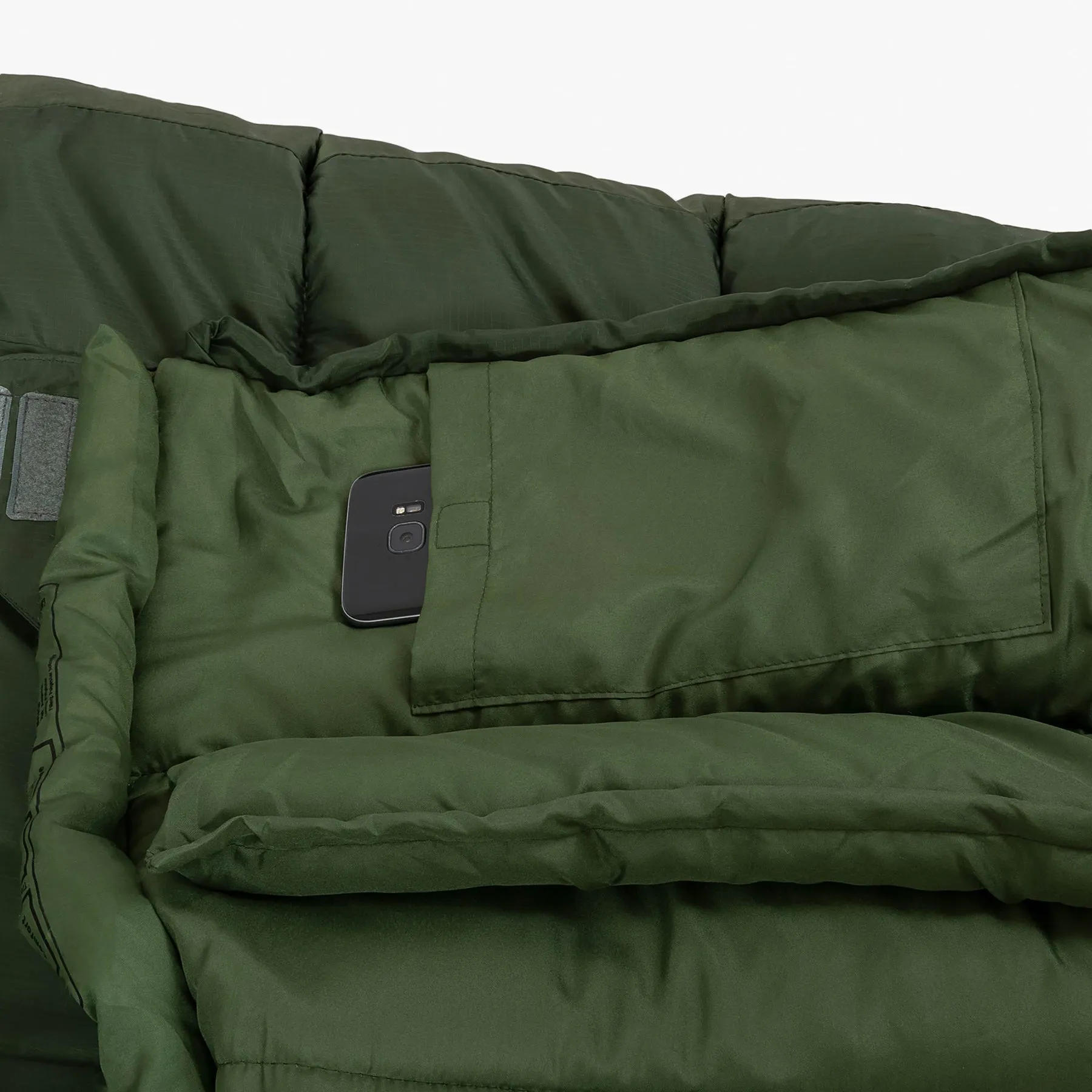 Highlander Forces Phoenix Flame 400 Mummy Sleeping Bag Olive Green