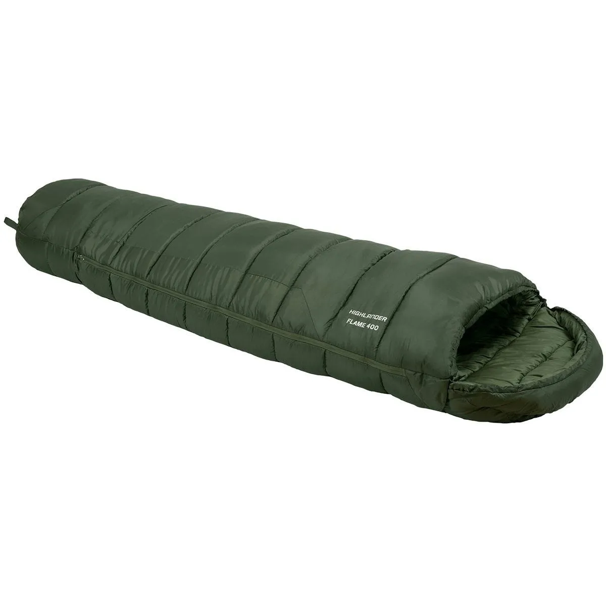 Highlander Forces Phoenix Flame 400 Mummy Sleeping Bag Olive Green