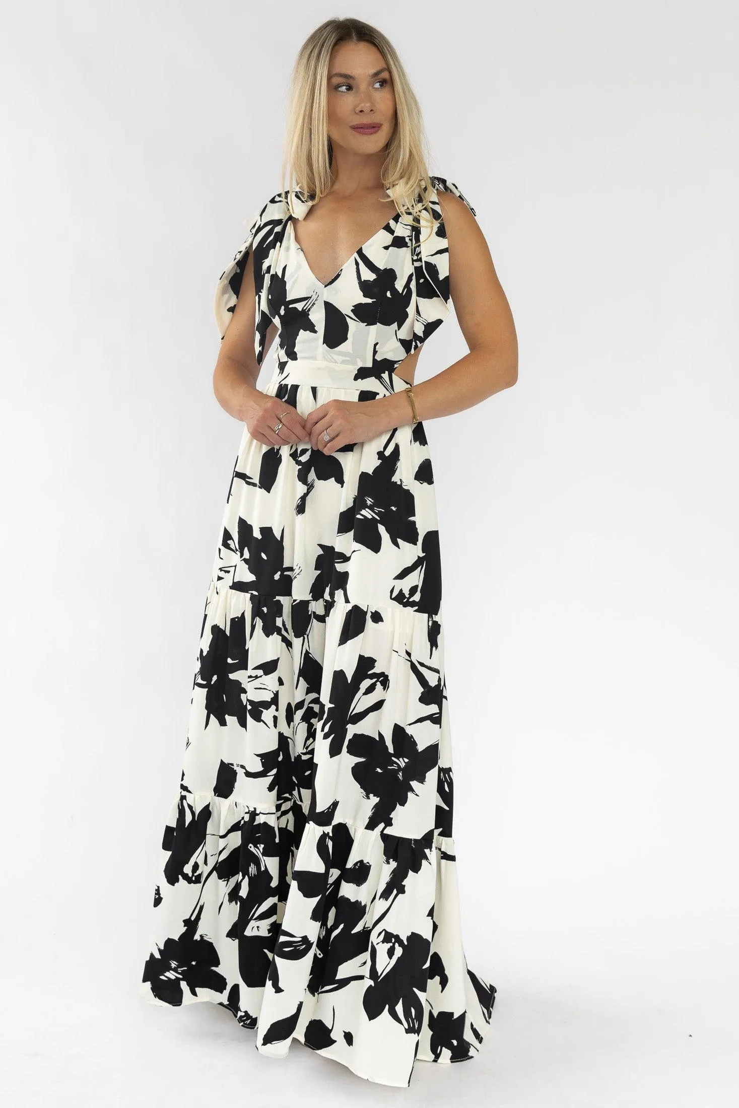 Holden Black Floral Maxi Dress - Final Sale