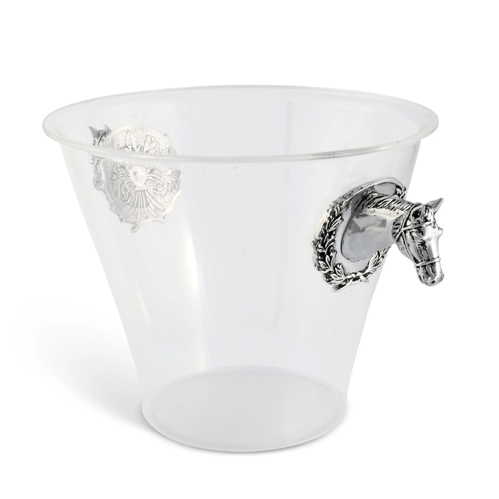 Horse Head Handle Acrylic Ice Bucket