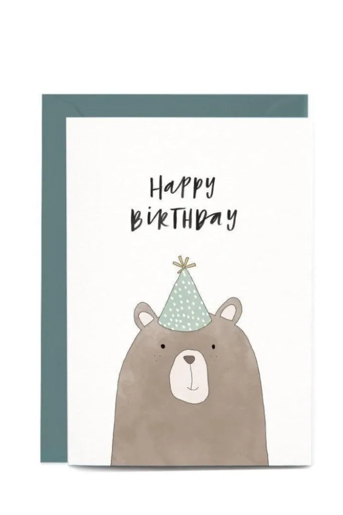 In The Daylight - Happy Birthday Bear - Greeting Card