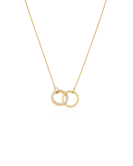 Interlocking Necklace - 18K Gold Vermeil