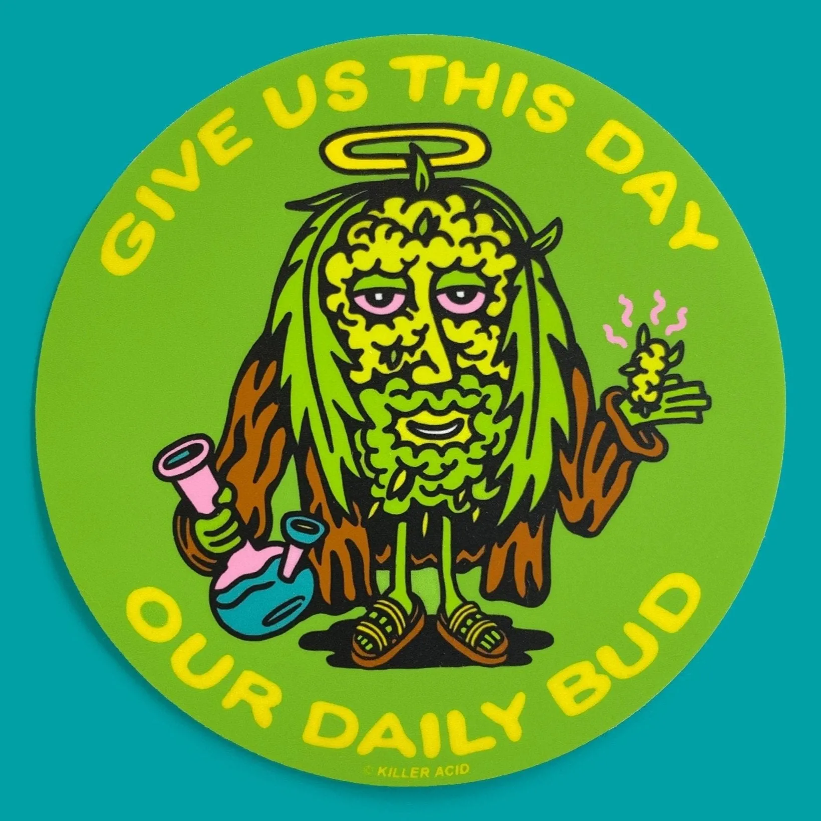 Jesus Bud Sticker