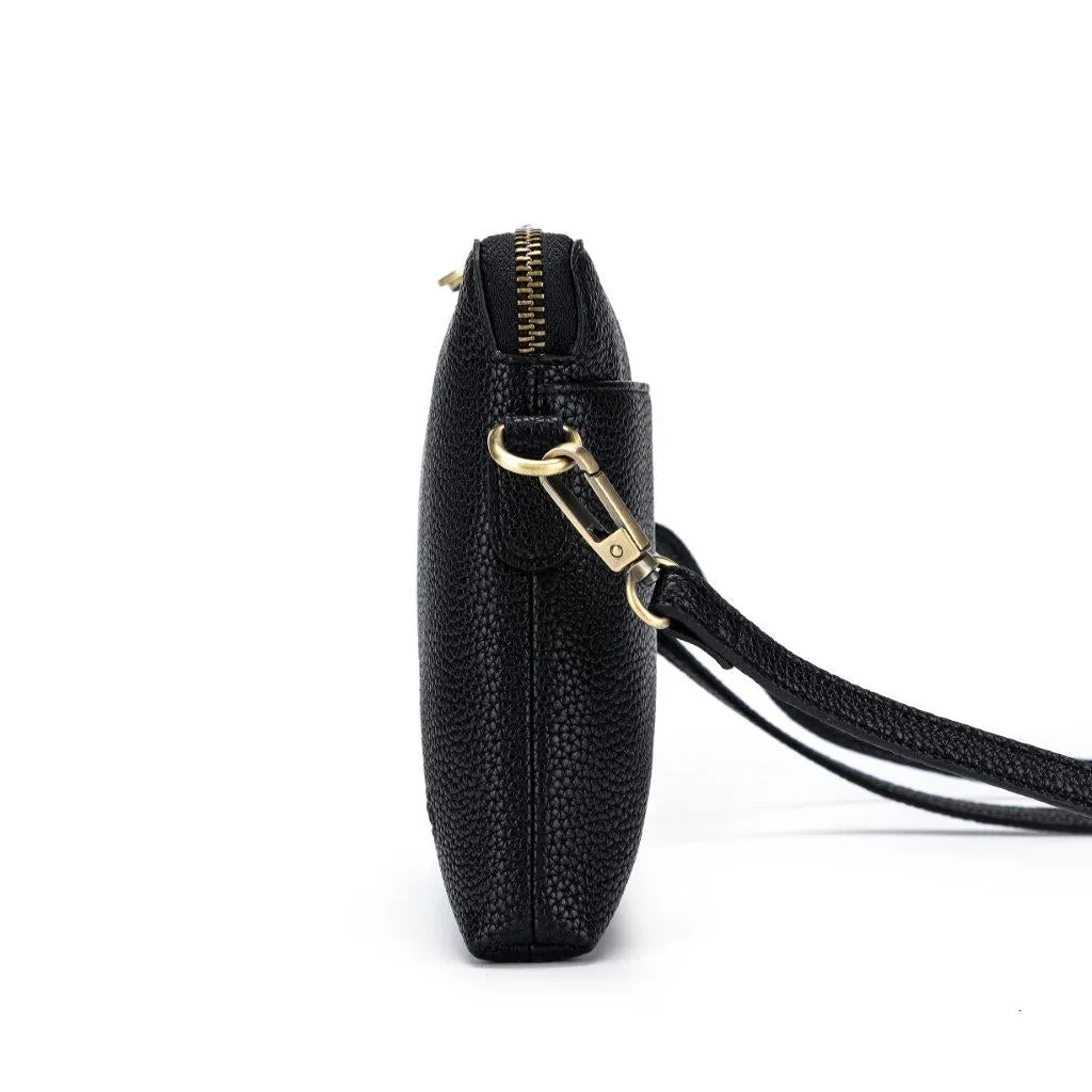 Kiara Black Crossbody/Clutch