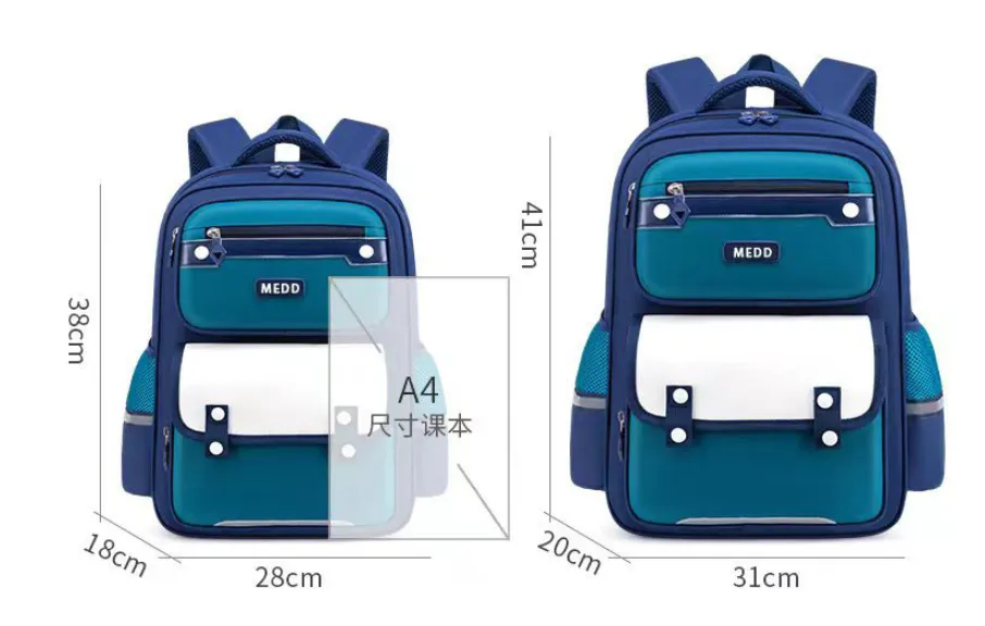 Kids School Backpack Students Bag Canvas Waterproof Laptop Bag | 2819