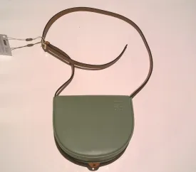 Loewe Duo Heel Bag in Rosemary Green and Tan Brown Crossbody Purse