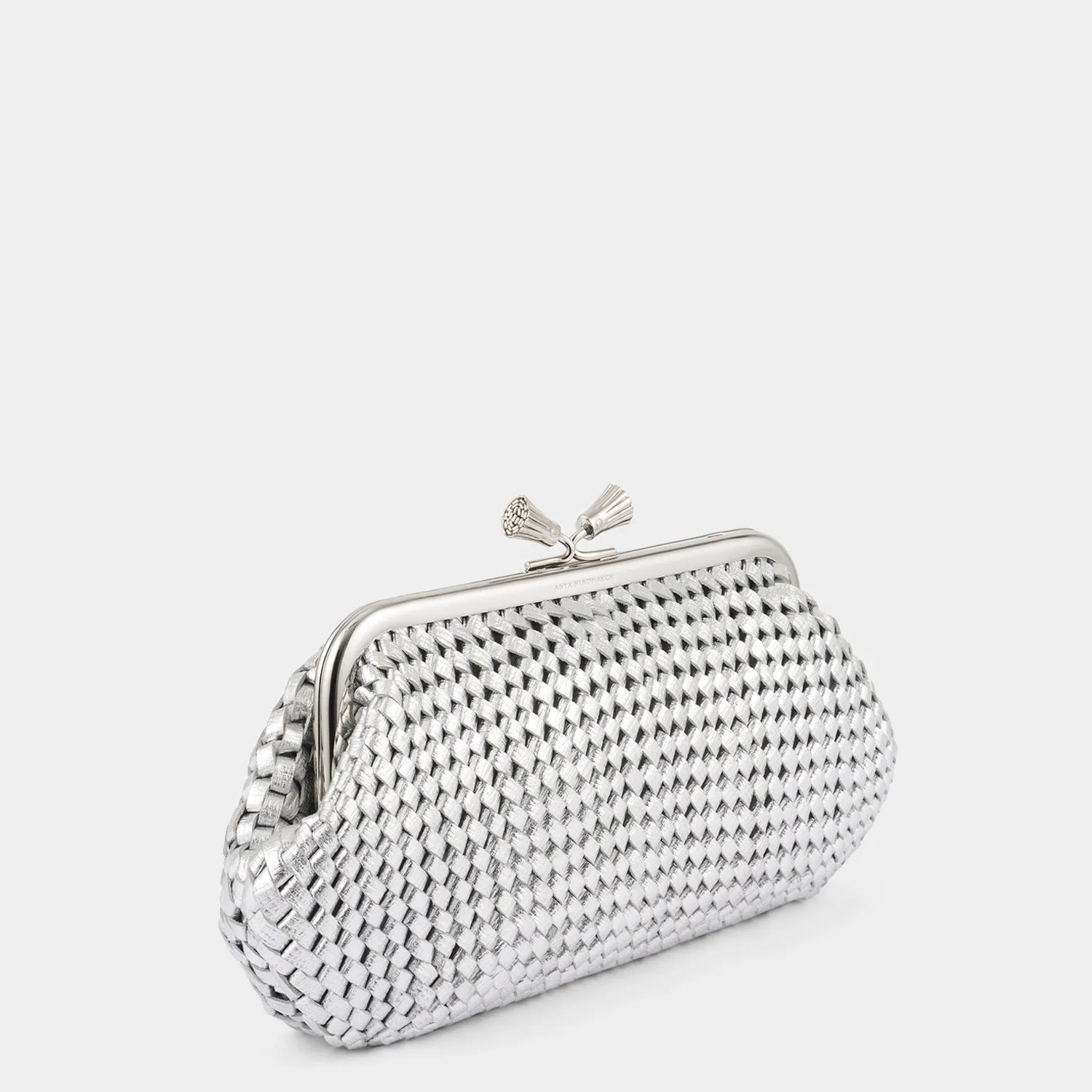 Maud Plaited Tassel Clutch