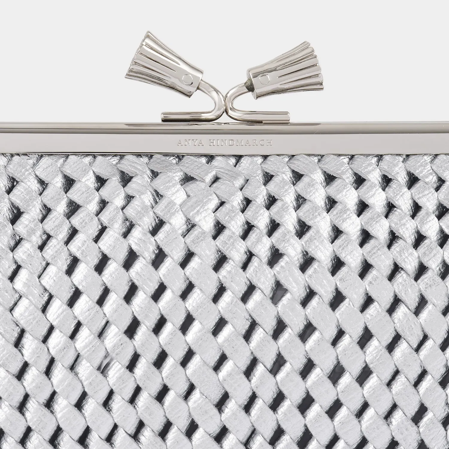 Maud Plaited Tassel Clutch