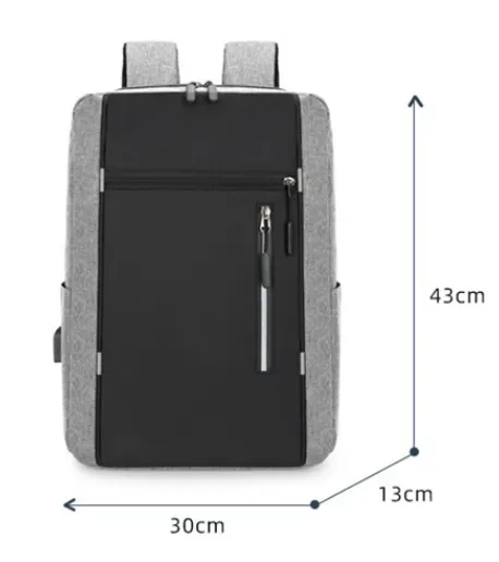 Men Casual Waterproof School Rucksack Bag Polyester Laptop Backpack | 7001