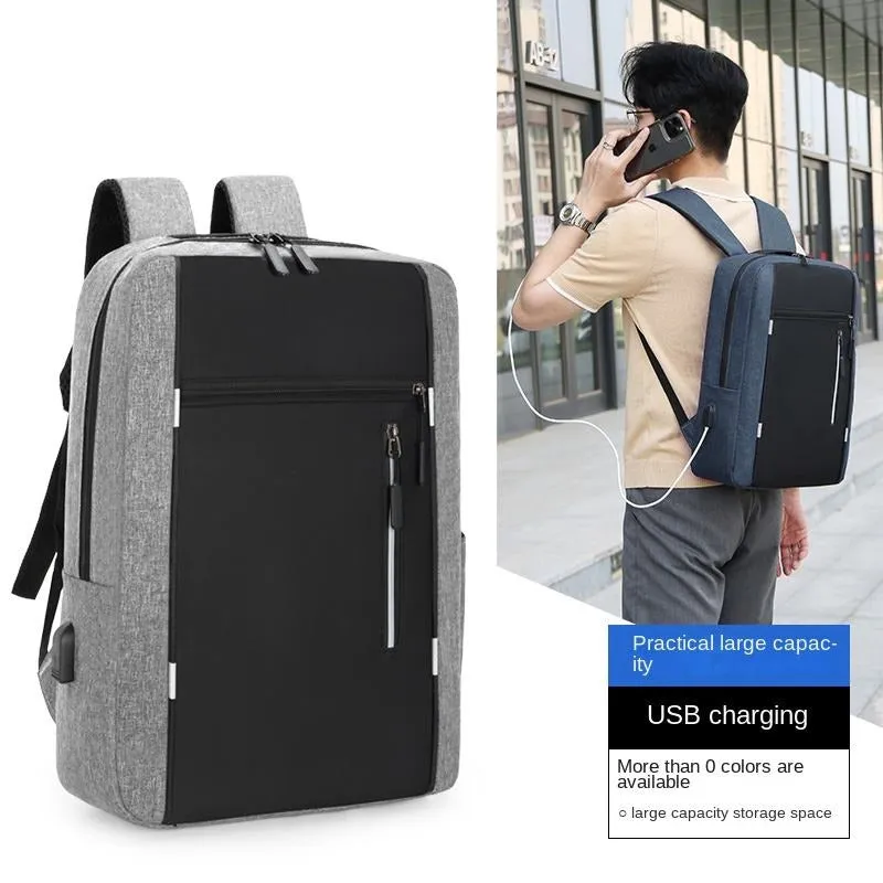 Men Casual Waterproof School Rucksack Bag Polyester Laptop Backpack | 7001