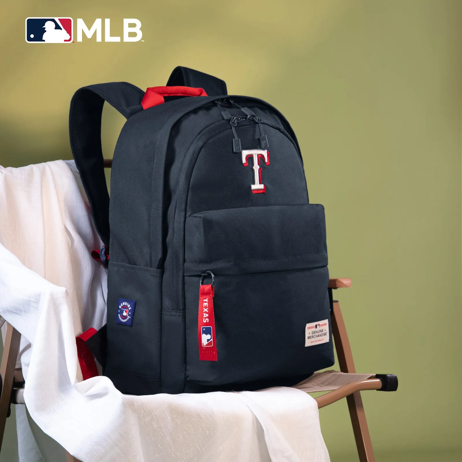 MLB-TX55-355  MLB Texas Rangers Laptop Backpack