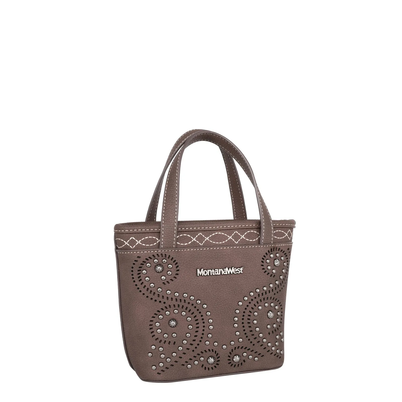 Montana West Laser Cut-out Swirl Crossbody Mini Tote