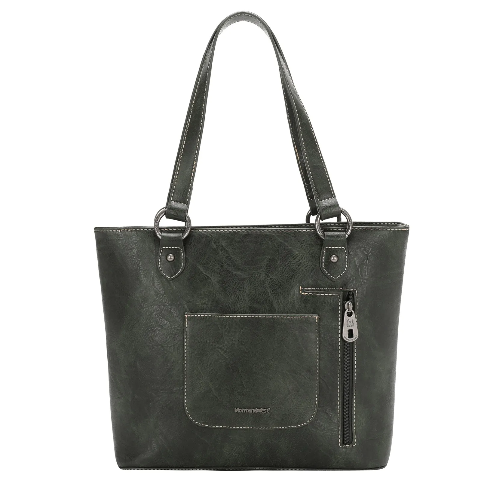 Montana West Whipstitch Colorblock Concealed Carry Tote