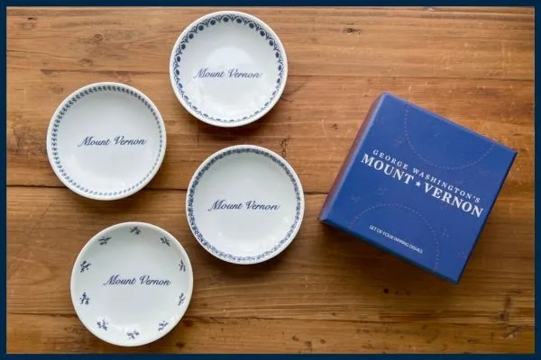 Mount Vernon - Ceramic Dipping Dishes Set/4