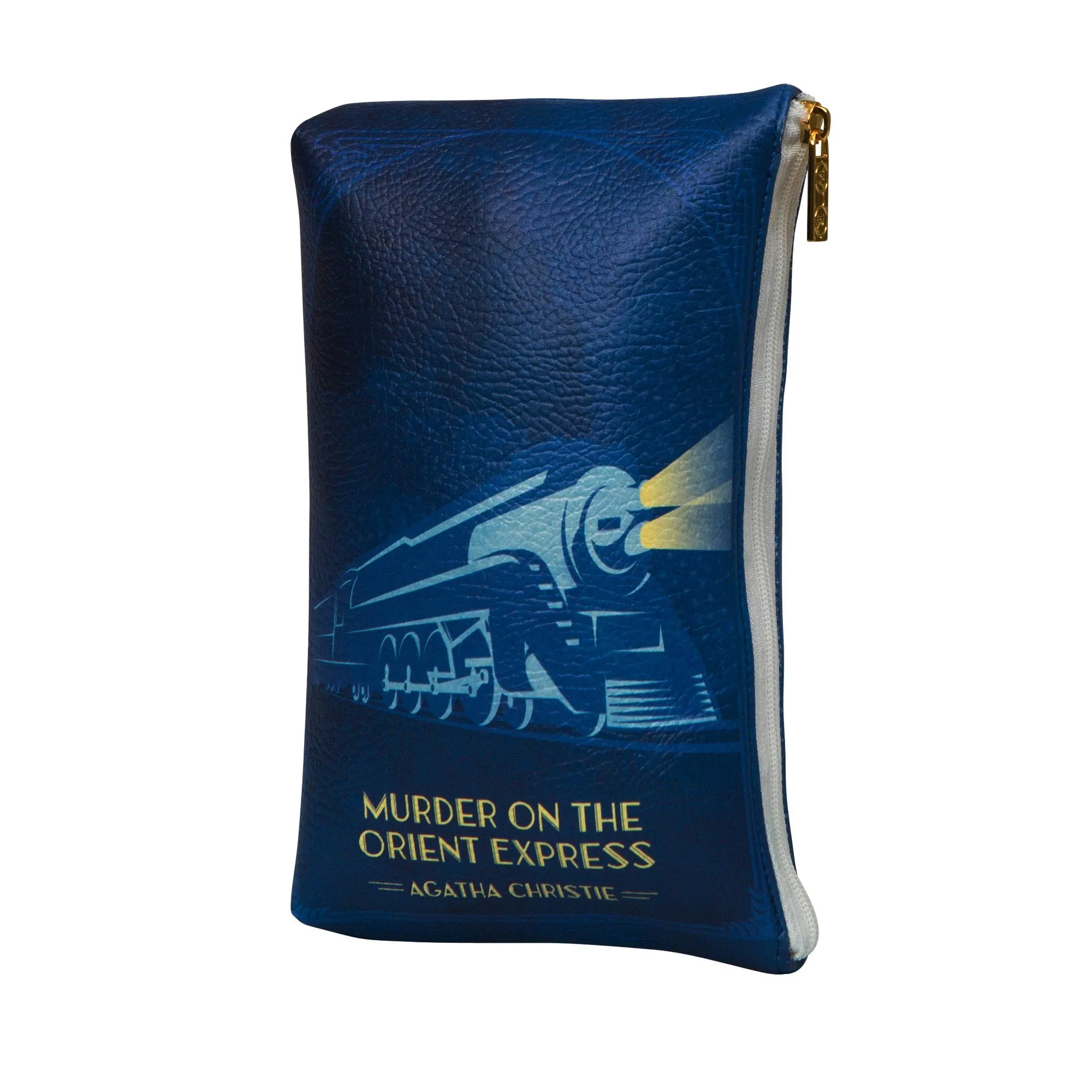 Murder on The Orient Express Blue Book Pouch Purse Clutch