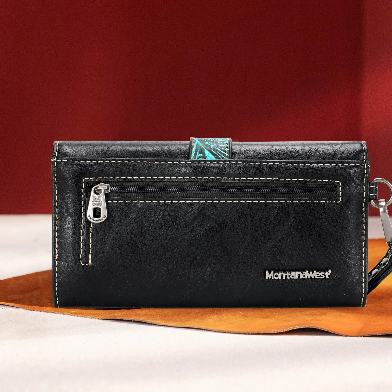 MW1143-W018 Montana West Cut-Out/Buckle Collection Wallet