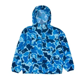 Nerm Camo Packable Anorak Jacket (Blue Camo)