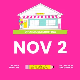 Nov 2 - Open Studio Shopping