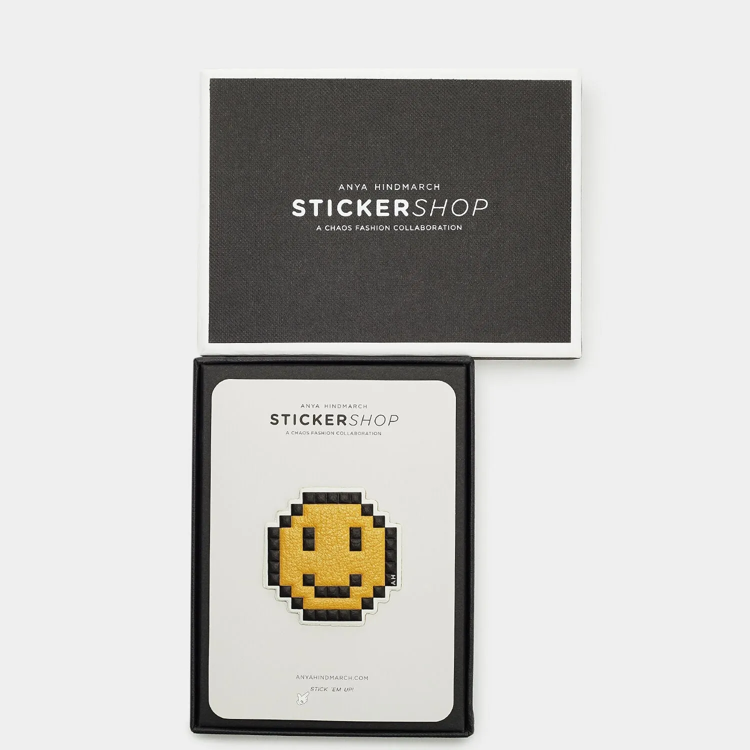 Pixel Smiley Sticker