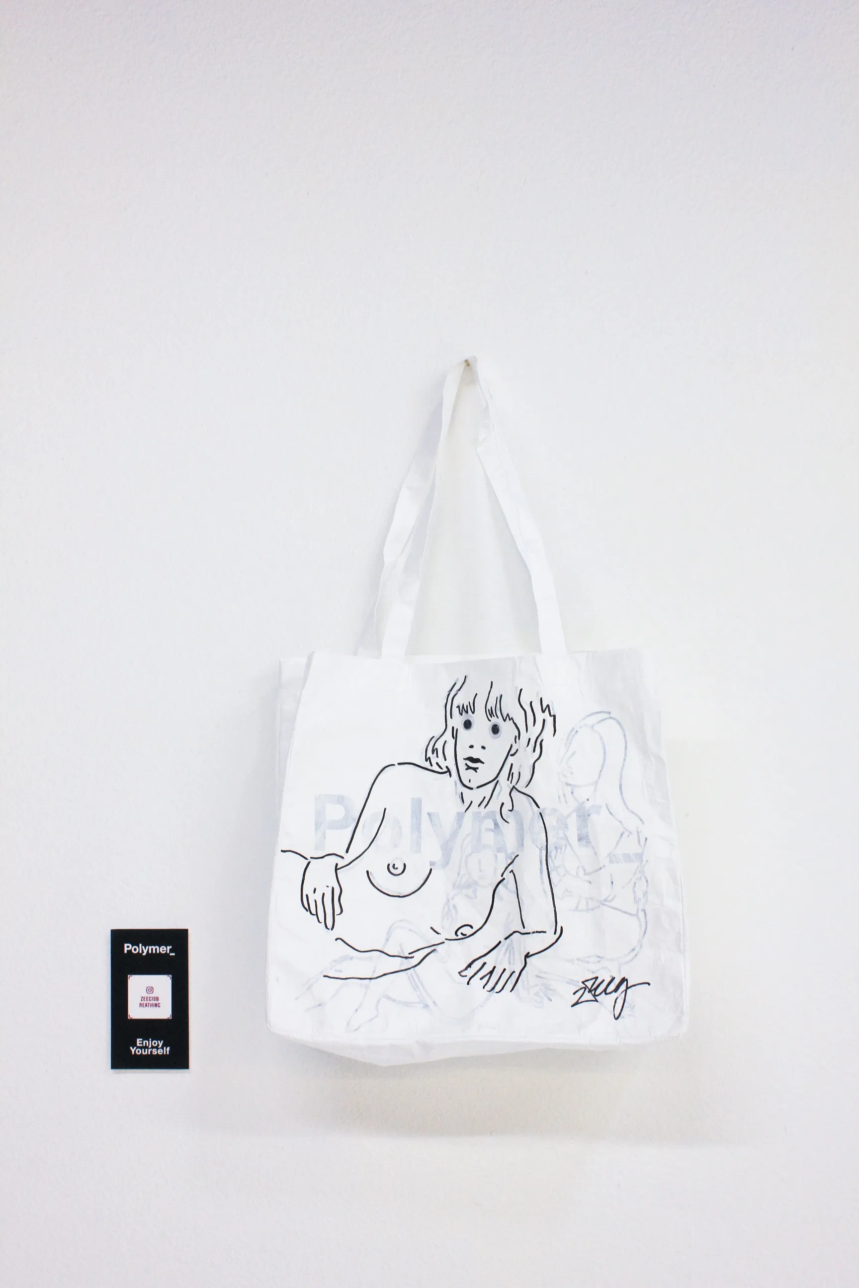 Polymer_ Enjoy Yourself Art Tote by Nick Ziegel