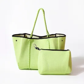 POUCH   EVERYDAY TOTE - NEON GREEN