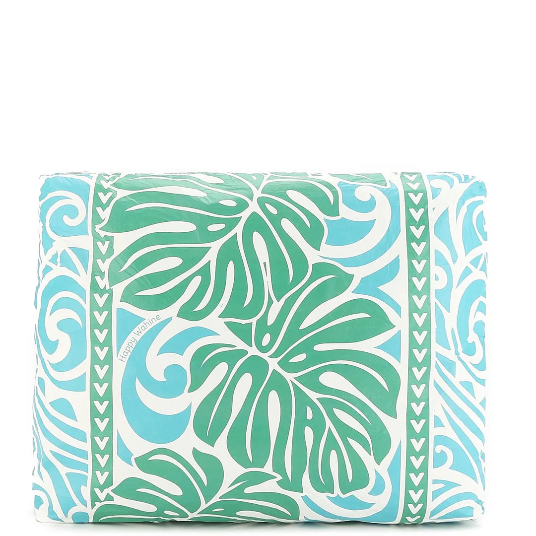 Pouch Large Wai Wai Monstera Green