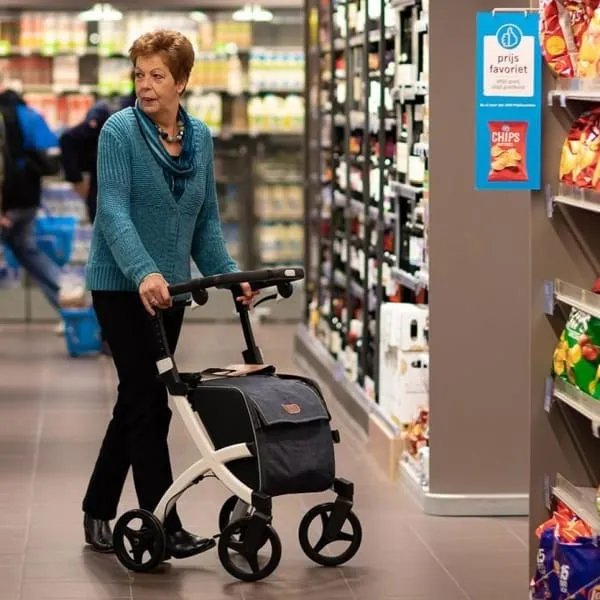 Rollz Flex Rollator with Shopping Bag