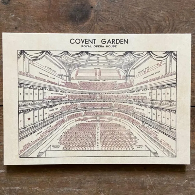 Royal Opera house Greeting Card