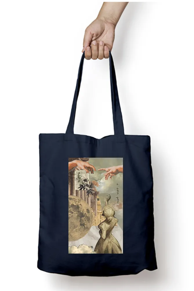 Skybound Aspirations Abstract Tote Bag