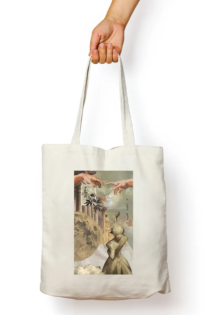 Skybound Aspirations Abstract Tote Bag