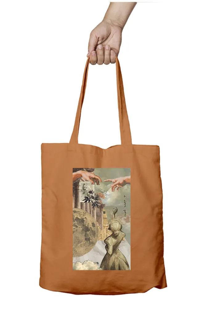 Skybound Aspirations Abstract Tote Bag