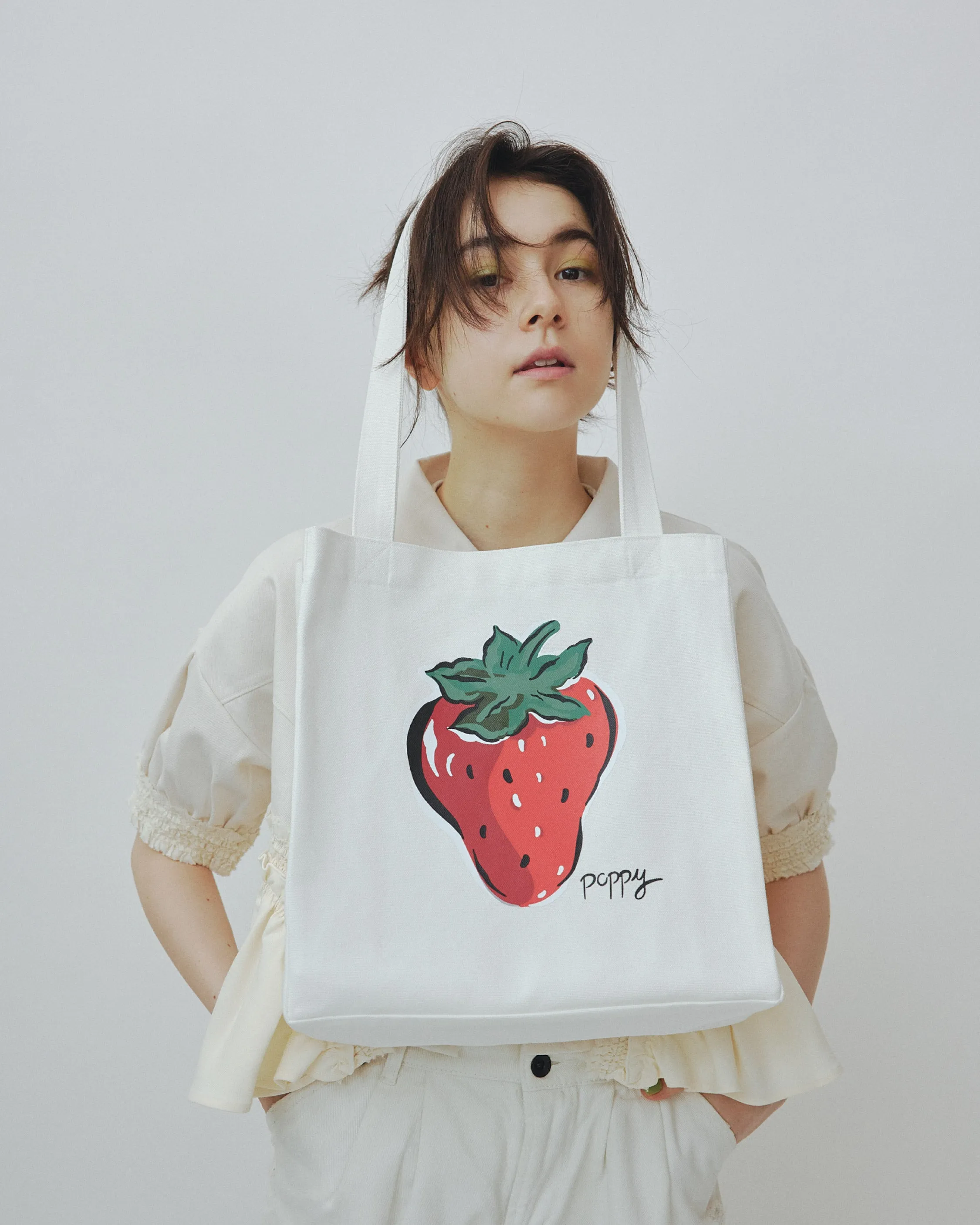 Strawberry tote bag