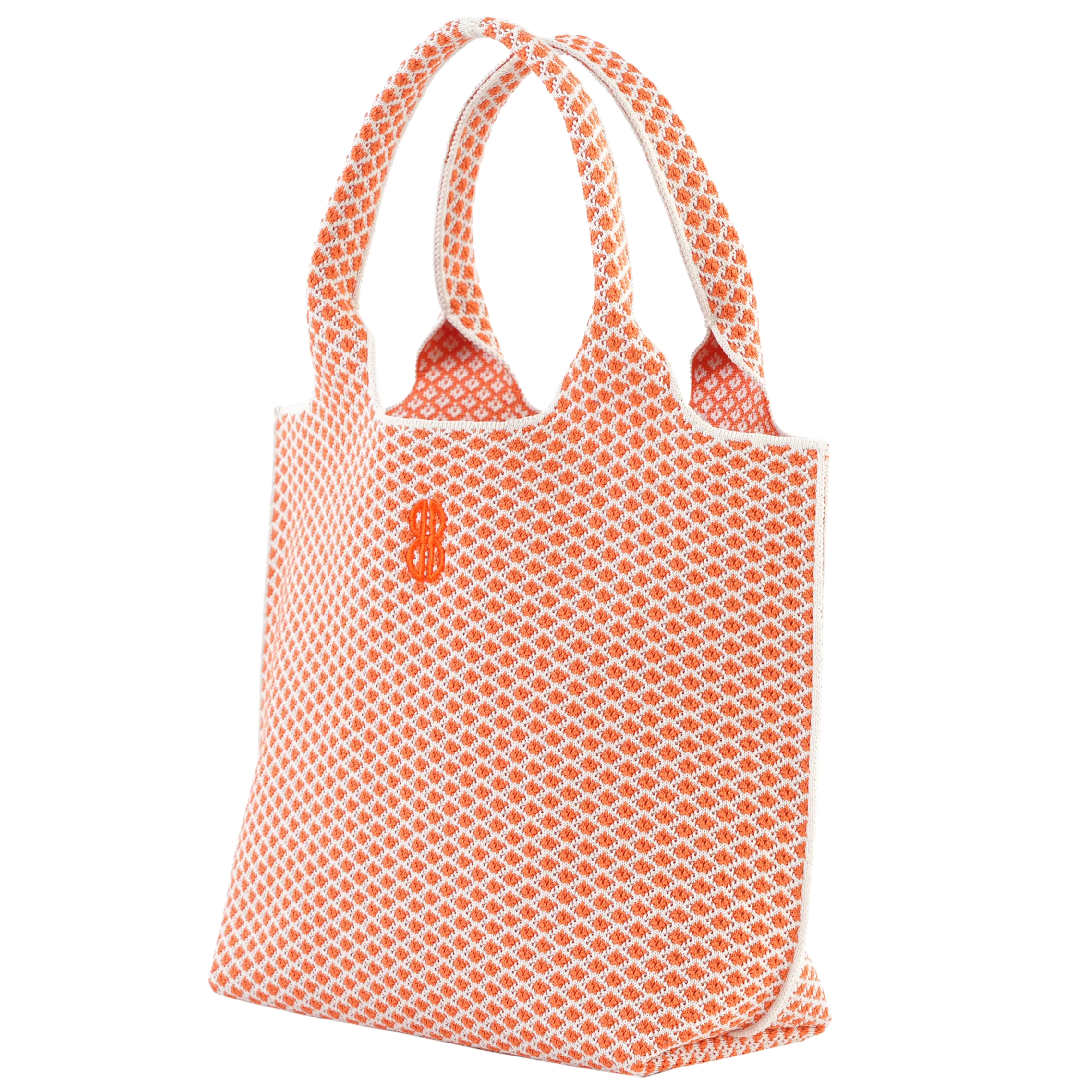 Sutton City Tote - Orange Diamond - Small