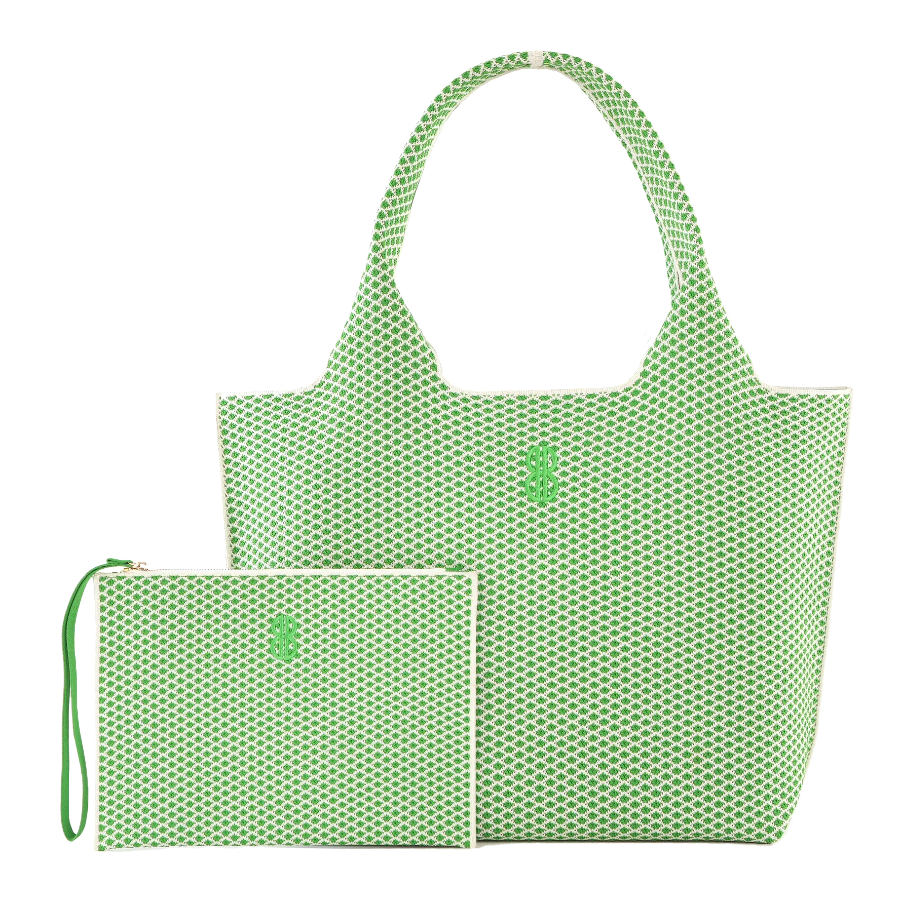 Sutton City Tote - Parakeet Green Diamond - Large