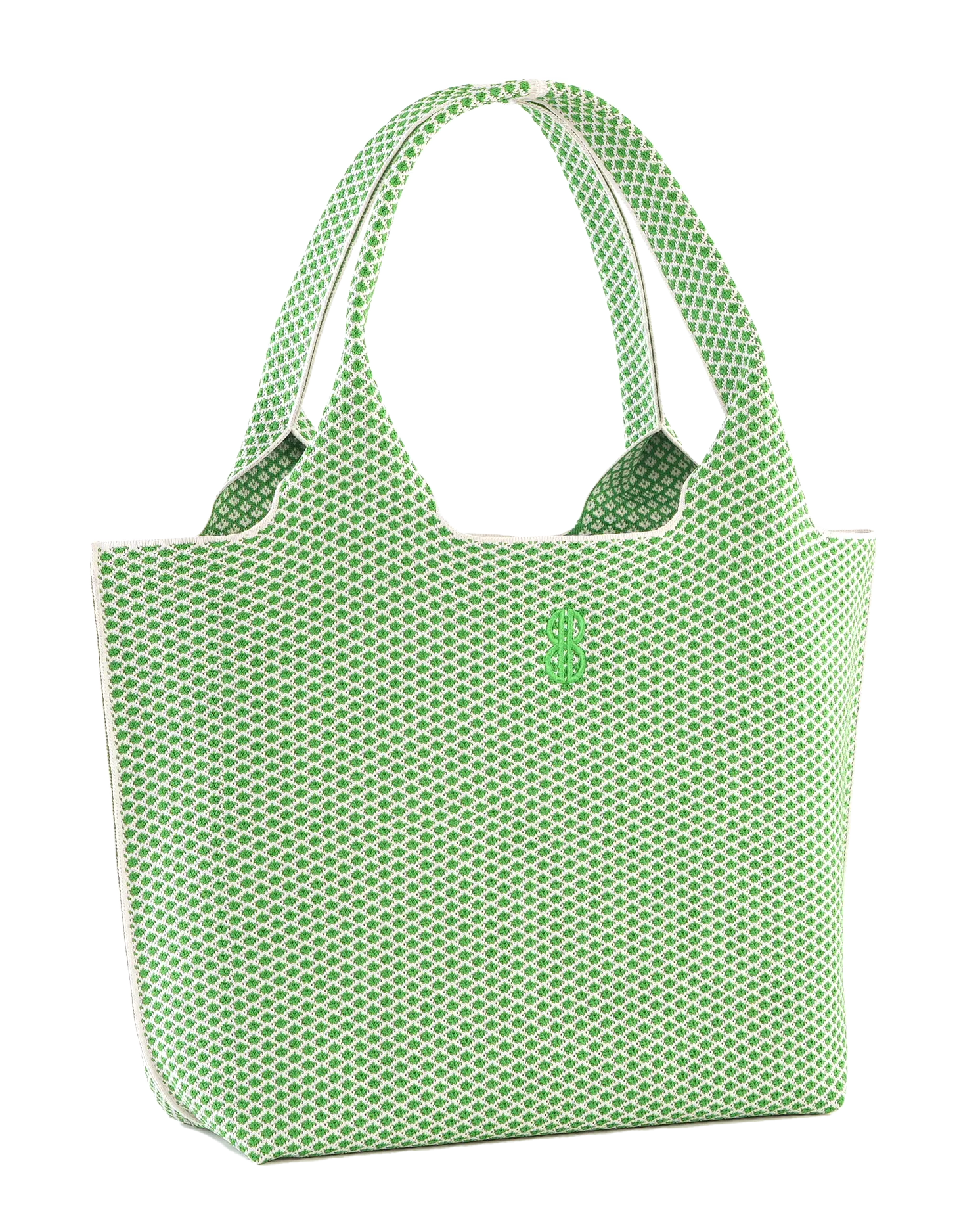 Sutton City Tote - Parakeet Green Diamond - Large