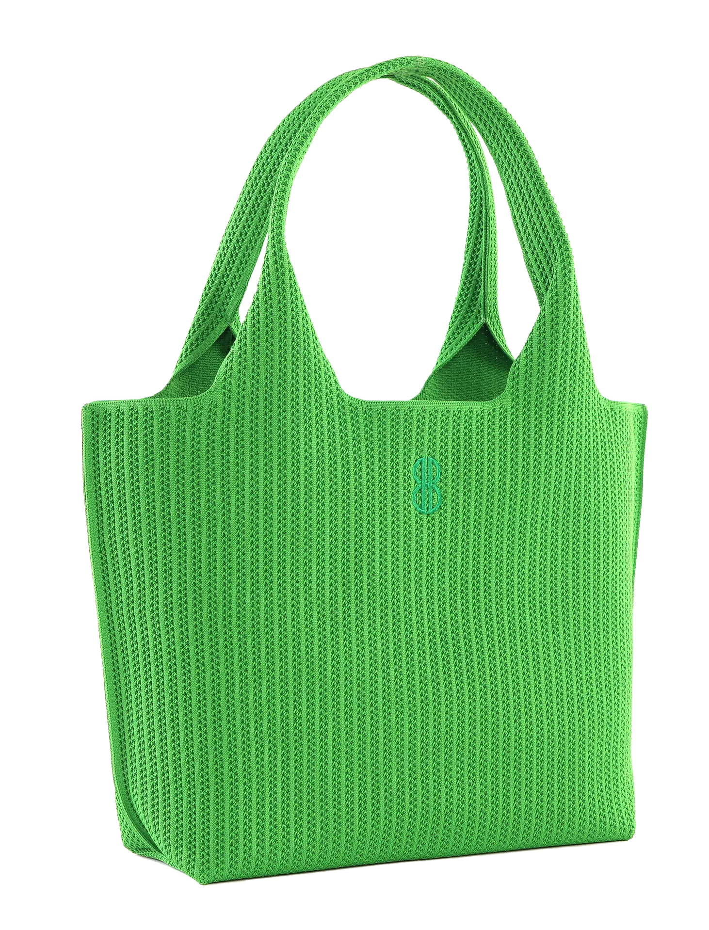 Sutton City Tote - Parakeet Green Stripe - Large