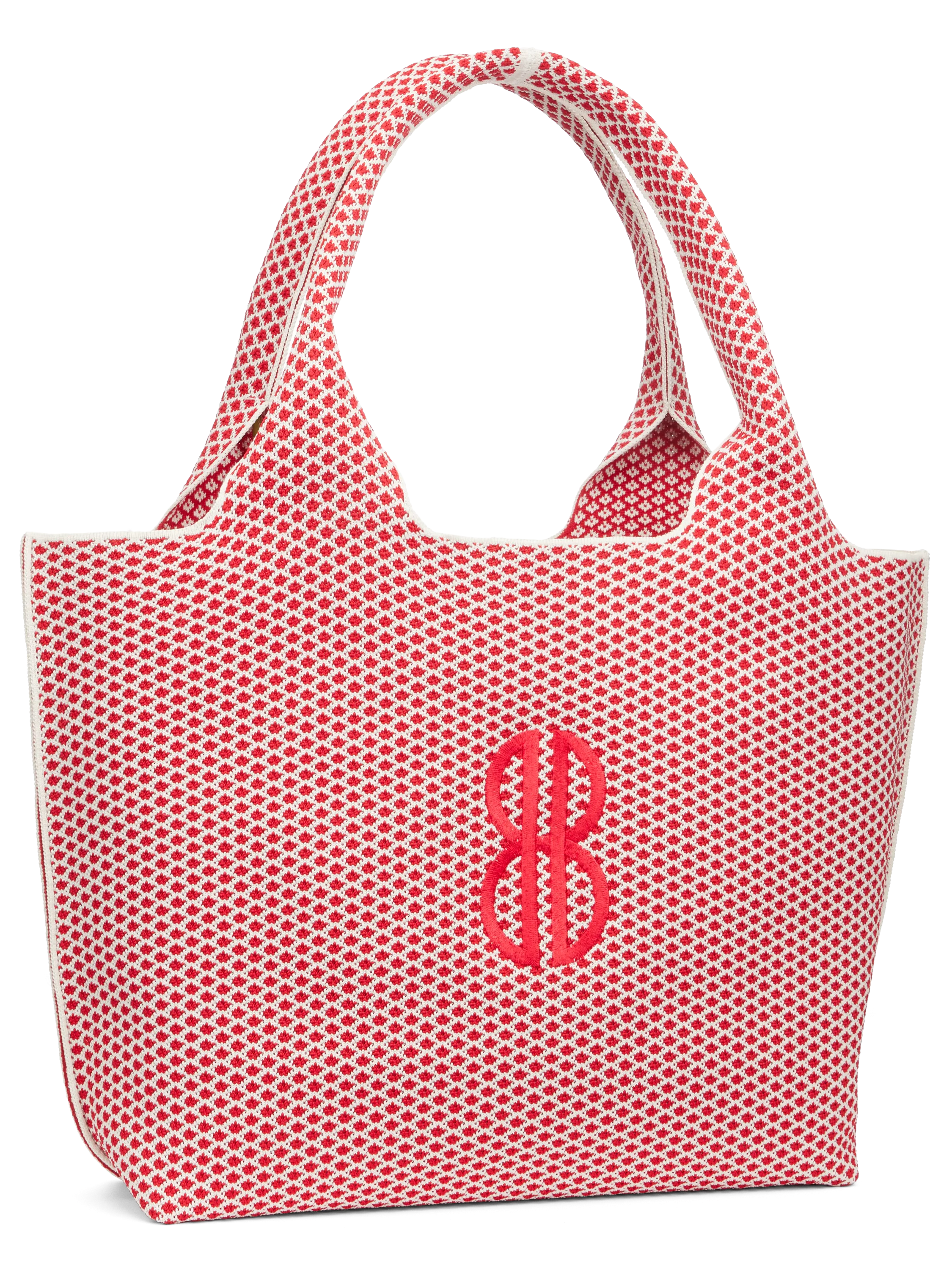 Sutton City Tote - Red Diamond Monogram - Large