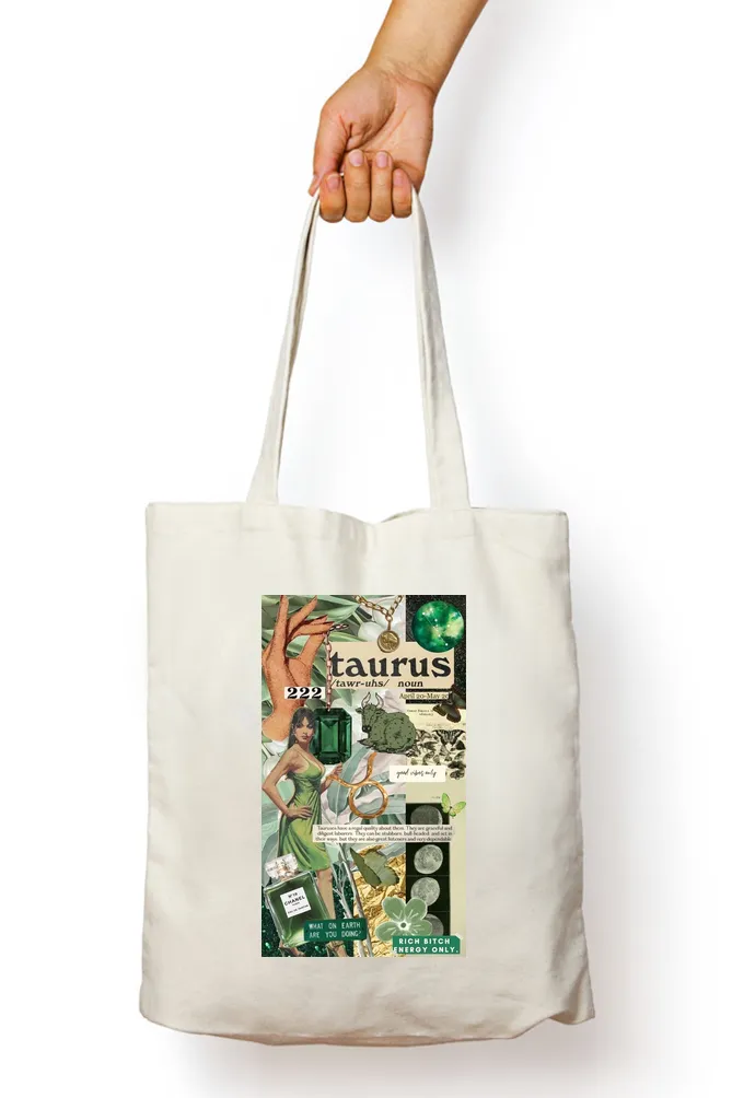 Taurus Zodiac Tote Bag