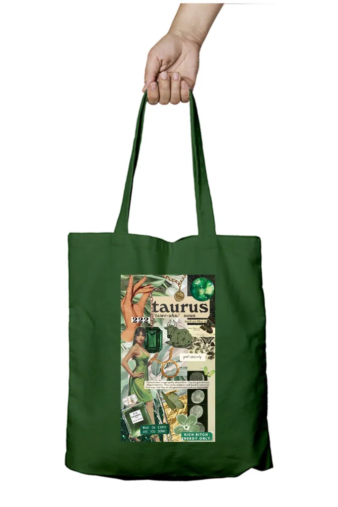 Taurus Zodiac Tote Bag