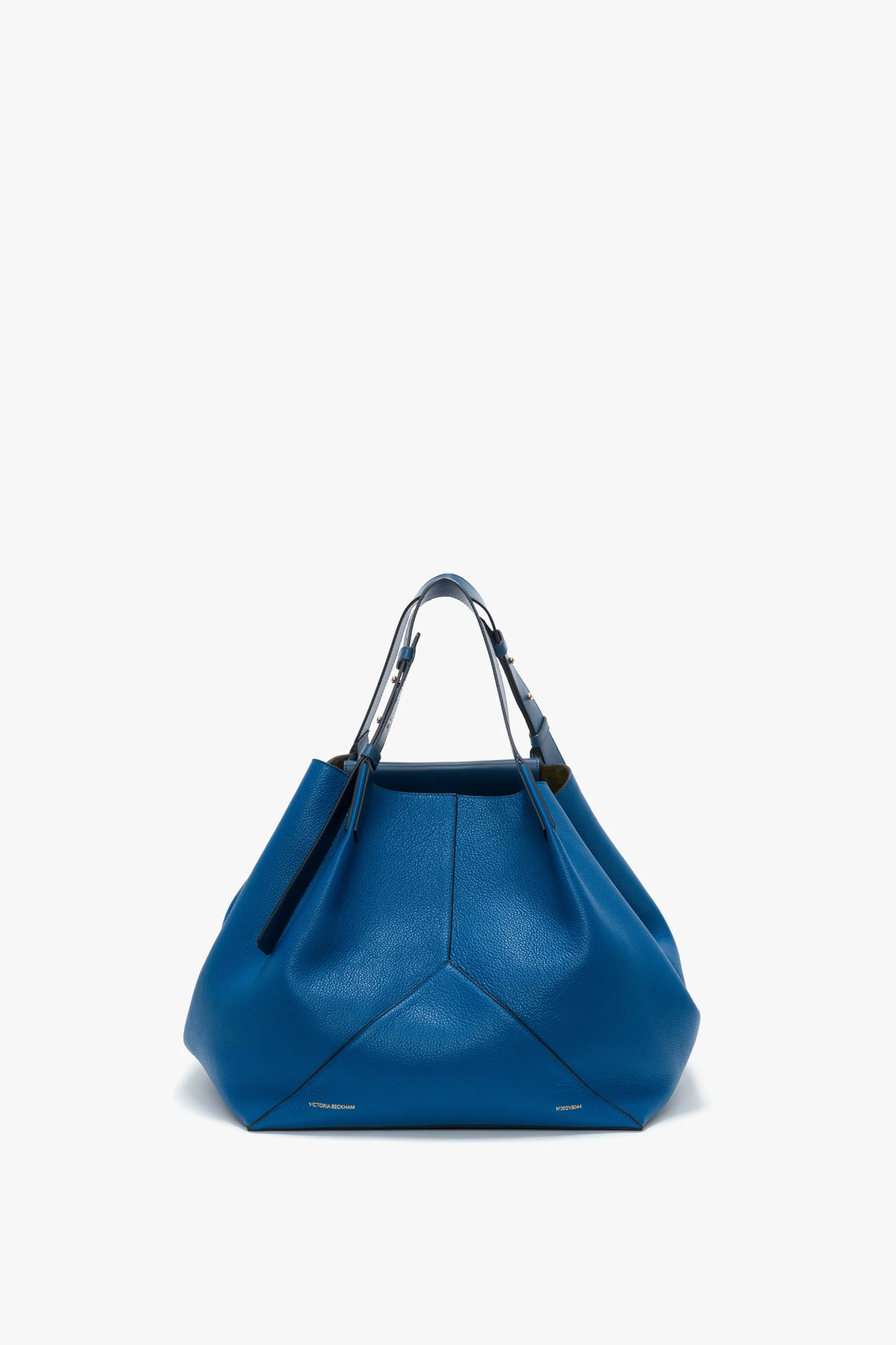 Vibrant Blue Leather W11 Medium Tote Bag - Stylish & Versatile Handbag for Everyday Use