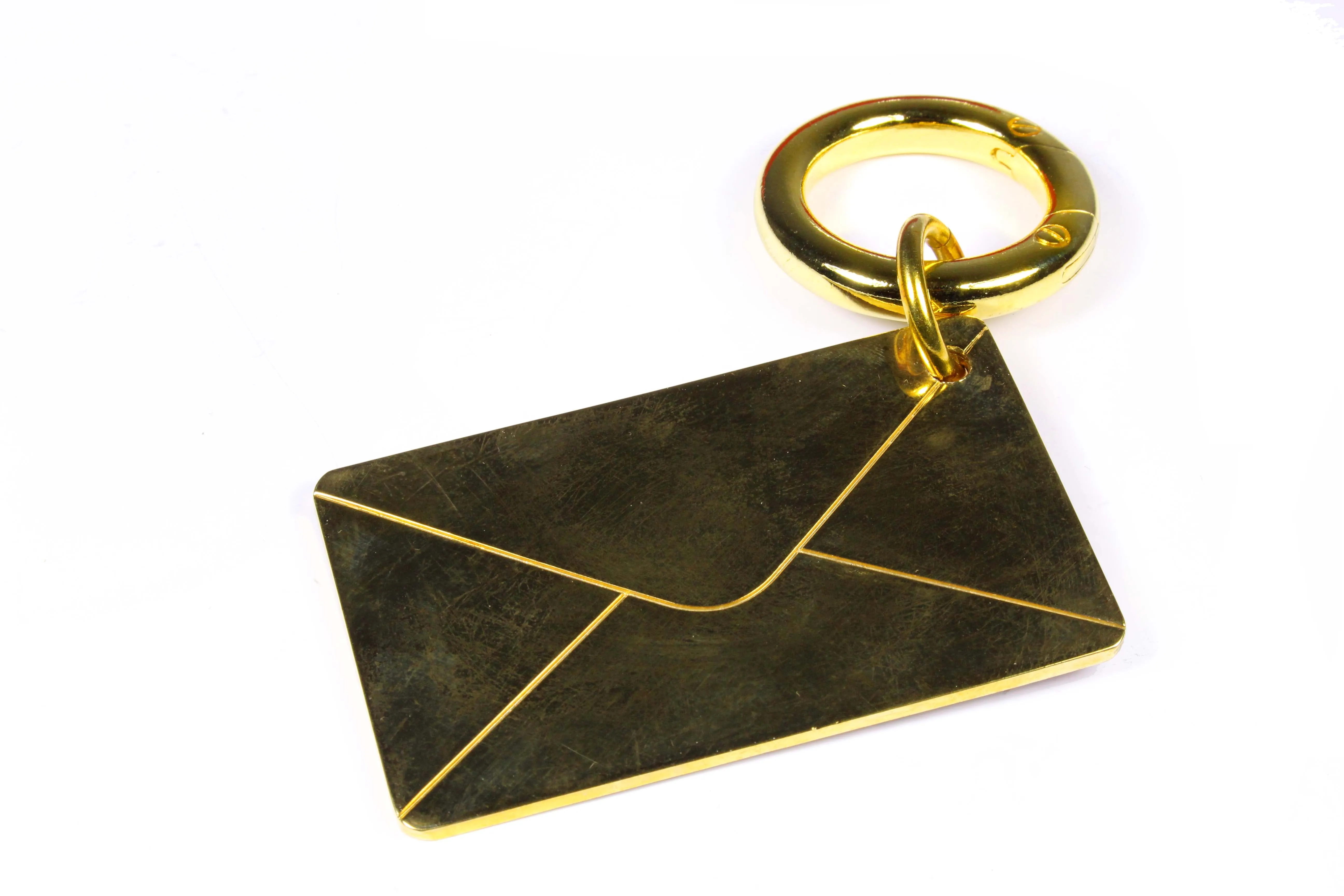 YVES SAINT LAURENT Y-mail large envelope key-ring bag charm